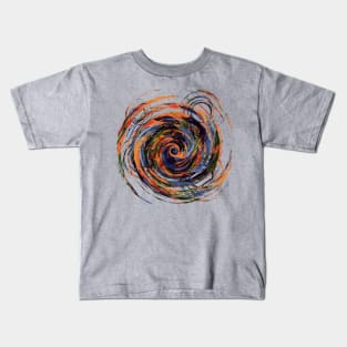 Gravity Color Whirlpool Abstract Kids T-Shirt